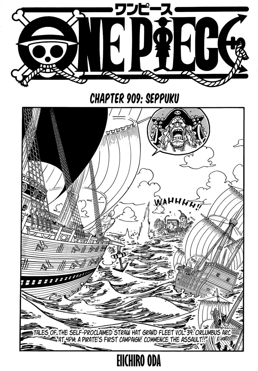 One Piece Chapter 909 1